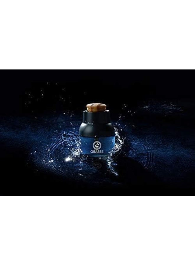 Bullsone Grasse Diffuser Blue Edition, Natural Car Air Fresheners, Luxury Car Perfume Essential Oil Diffuser - Black Berry Scent - Image 2